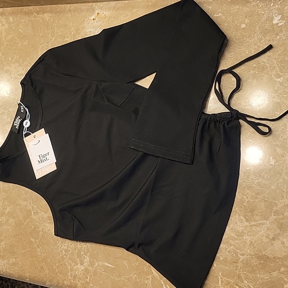 Emelia Side Detail Asymmetrical Top by Tiger Mist,  XXS - Picture 14 of 16